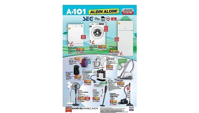 A101’den Elektrikli Araç ve Teknoloji Ürünlerinde Fırsat