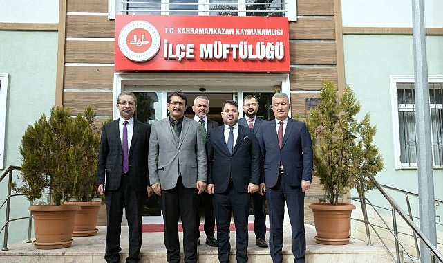 Başkan Çırpanoğlu, Camiler ve Din Görevlileri Haftası’nda Müftü Yalman’ı Ziyaret Etti