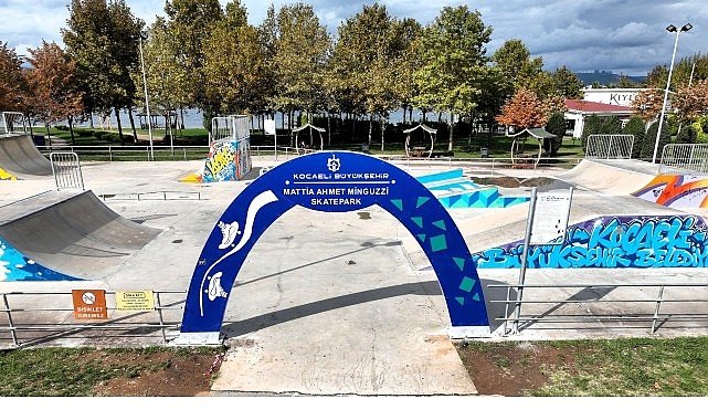 Gölcük’teki Kaykay Parkı’na Mattia Ahmet Minguzzi’nin Adı Verildi