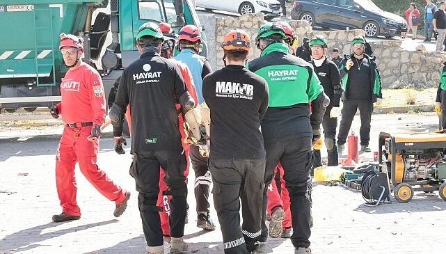 Menemen’de Afetlere Hazırlık İçin Büyük Deprem Tatbikatı