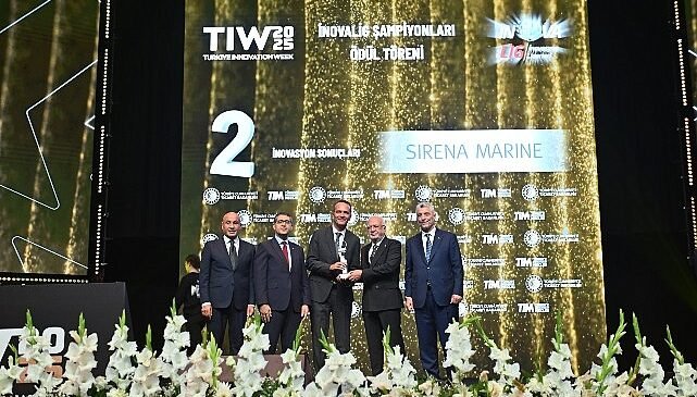 Sirena Marine İnovasyon Ödülü ile Gururlandırdı