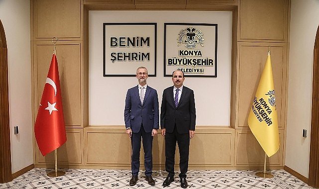 Ukrayna Ankara Büyükelçisi Dzheliaov Konya’da İş Birliği Görüştü