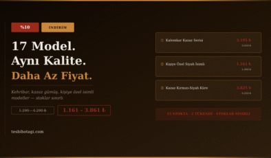 %10 İndirimli 17 Kehribar Tesbih: Stok Erirken Fırsat Kaçıranlar İçin Son Çağrı